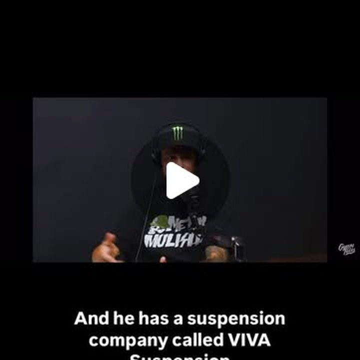 Rider talking about VIVA Suspension