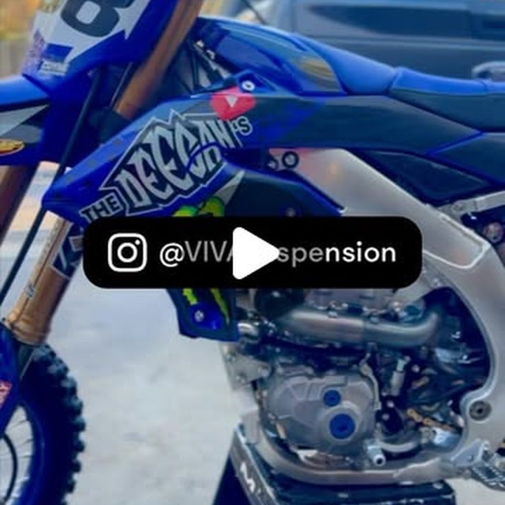 Blue Yamaha with VIVA Suspension