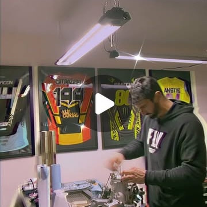 Technician working on suspension in the VIVA shop